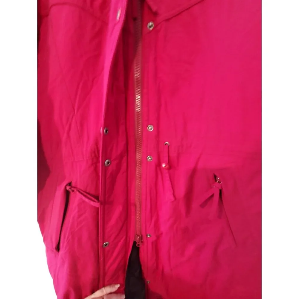 LL Bean coat womens Medium Petite MP long vintage hood thinsulate